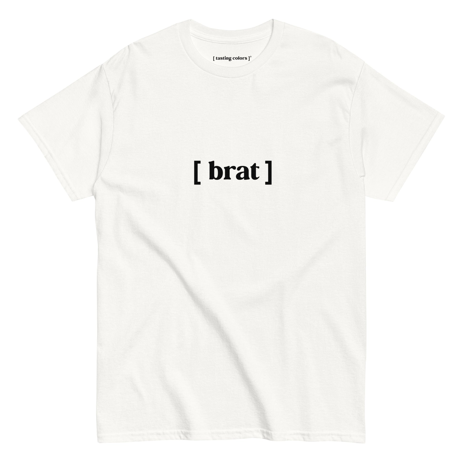 brat tasting colors t-shirt