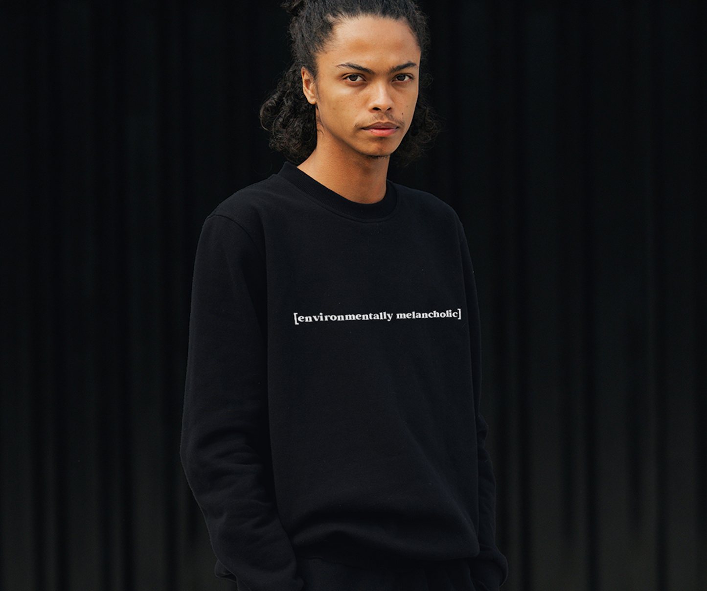 [environmentally melancholic] - unisex cotton sweatshirt