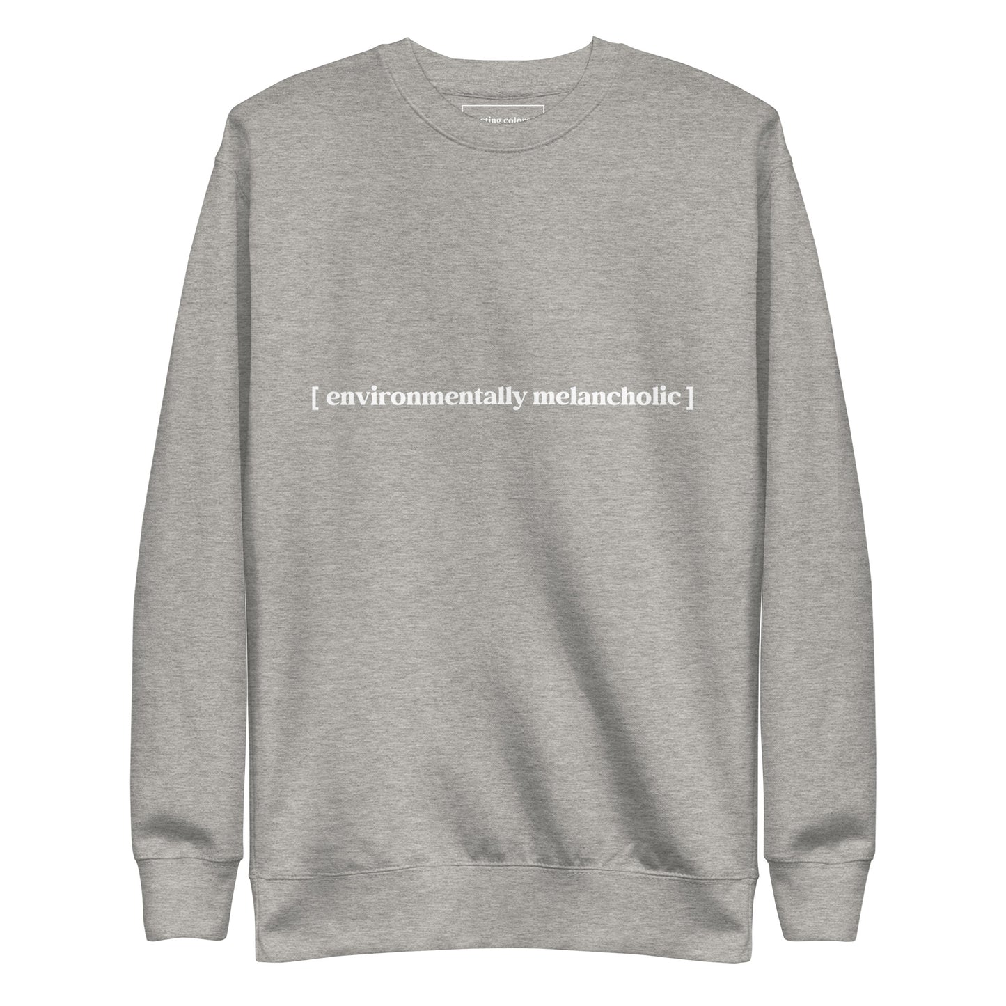 environmentally melancholic tasting colors t-shirt