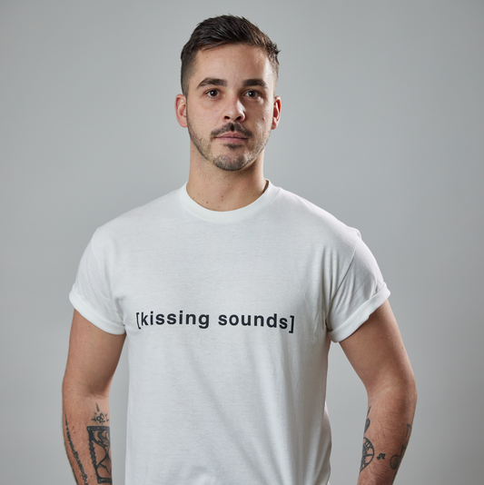 [kissing sounds] - unisex cotton t-shirt