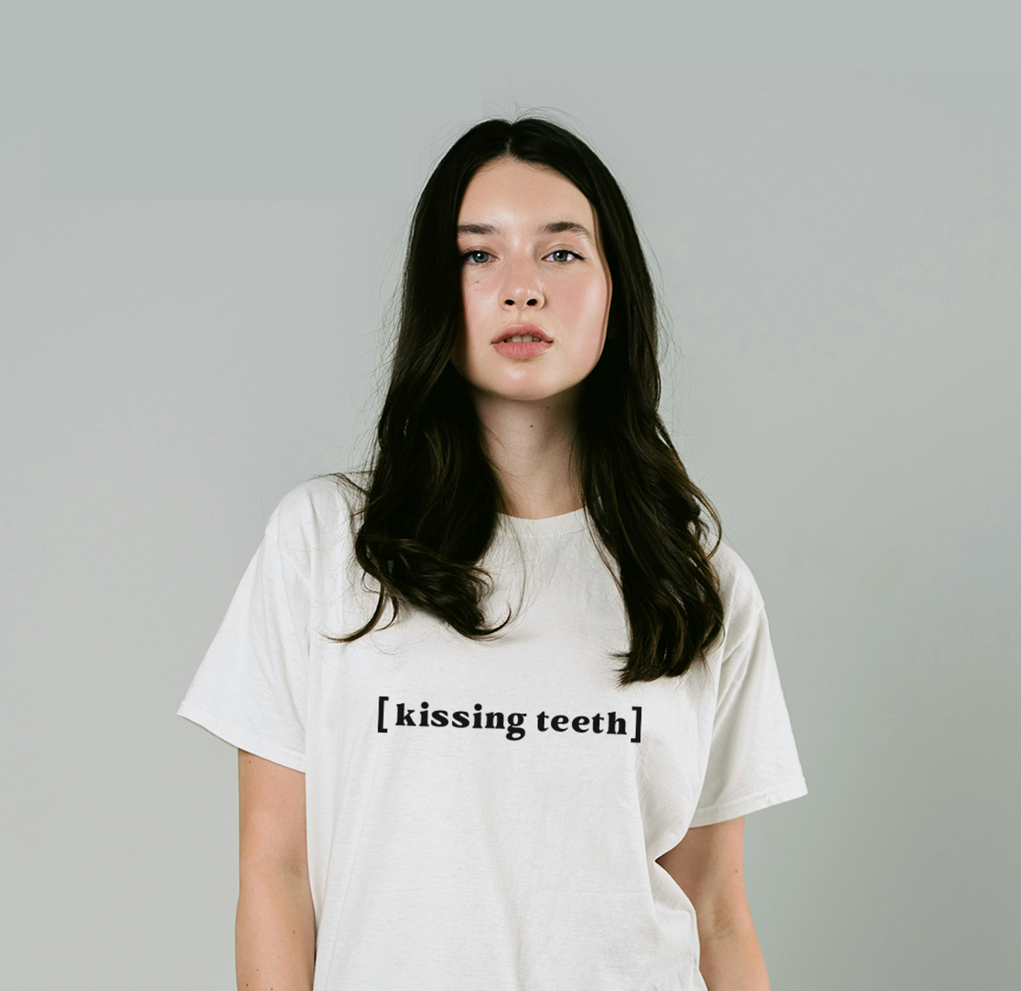 [kissing teeth] - unisex cotton t-shirt