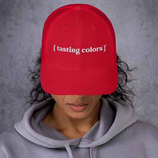 [tasting colors]- trucker cap