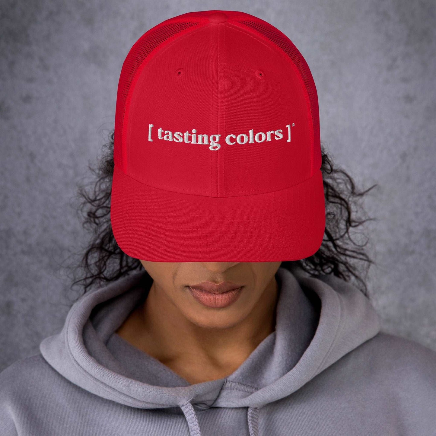 tasting colors tasting colors trucker cap