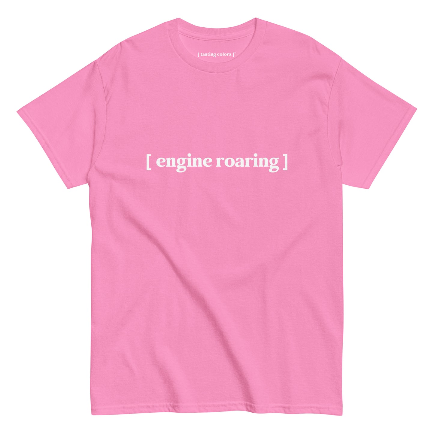 [engine roaring]- unisex cotton t-shirt