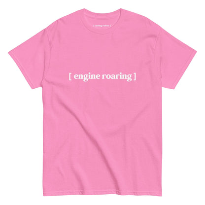 engine roaring tasting colors t-shirt