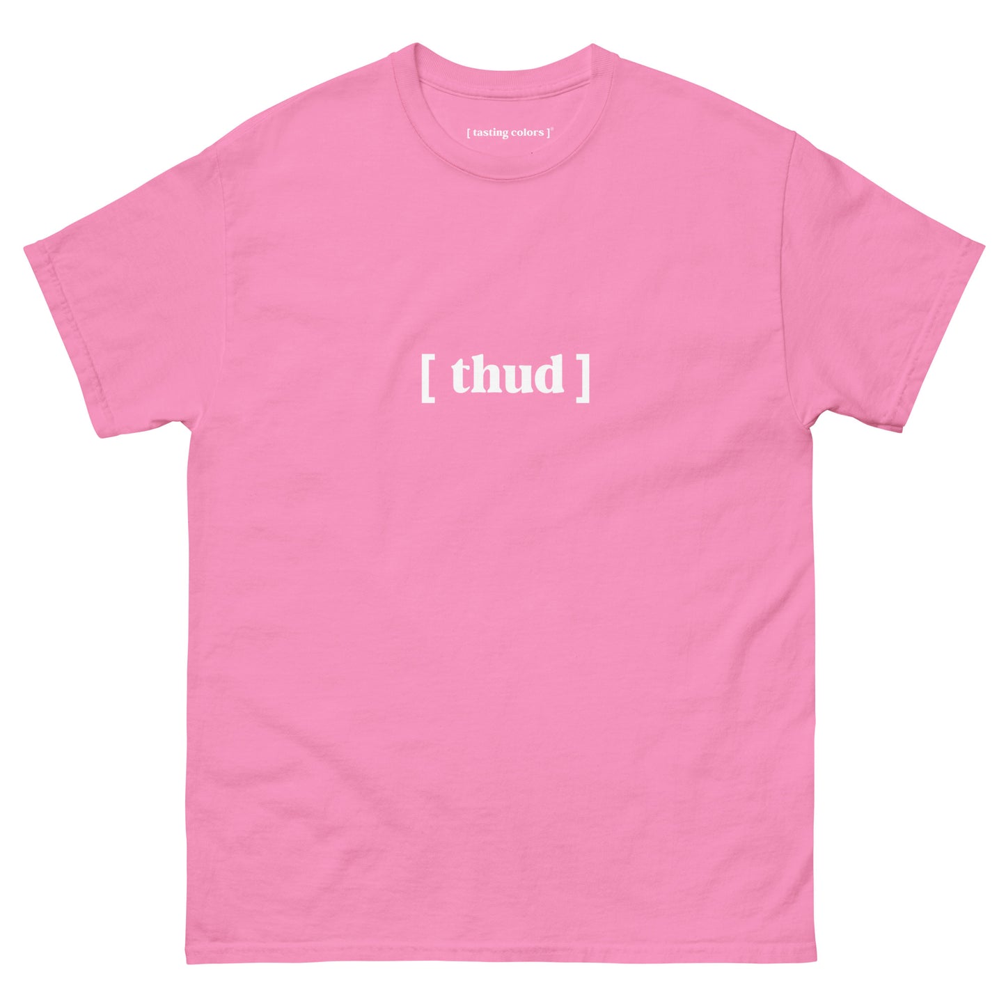 [thud]- unisex cotton t-shirt