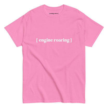 engine roaring tasting colors t-shirt