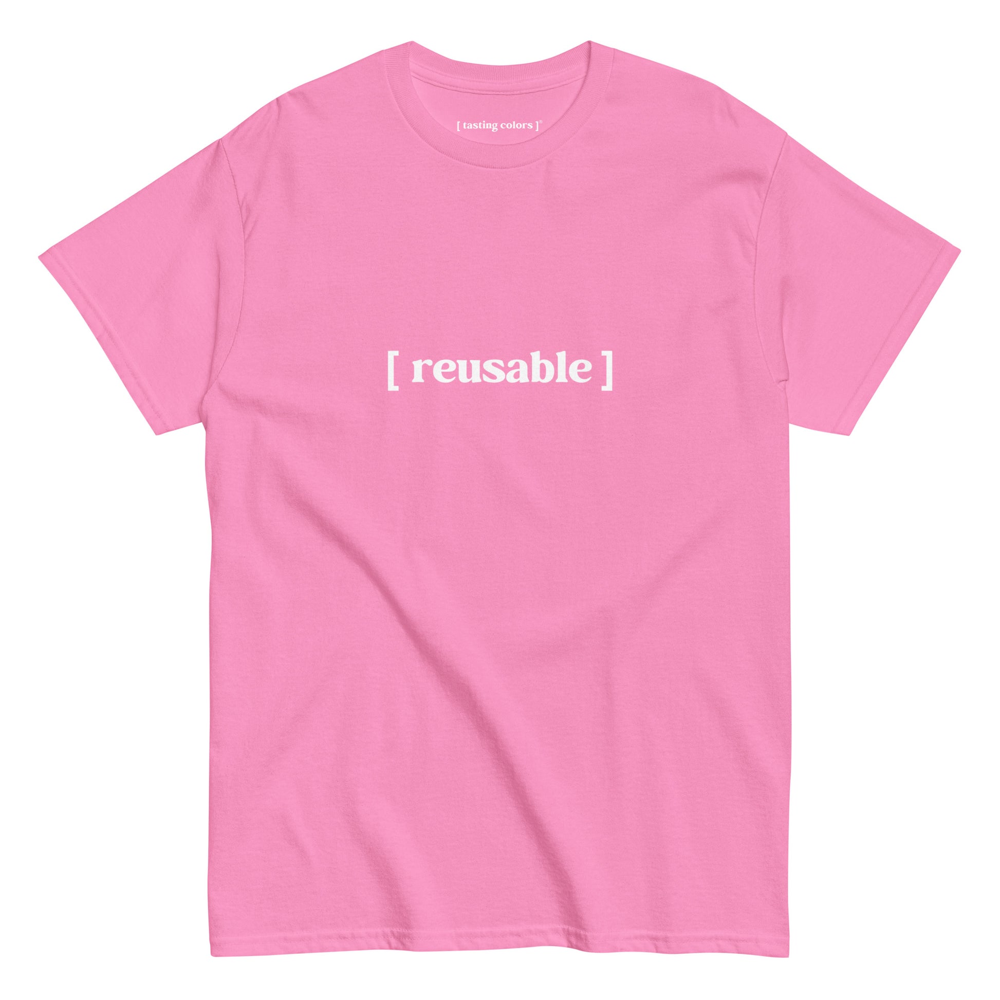 reusable tasting colors t-shirt