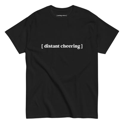 distant cheering tasting colors t-shirt