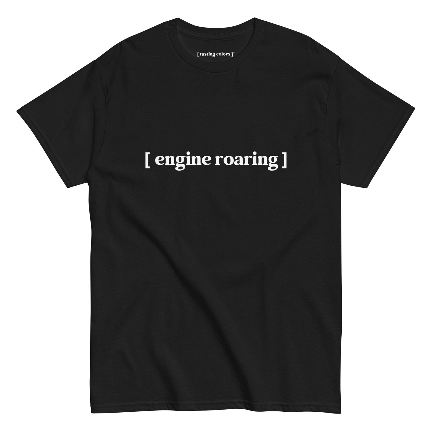 [engine roaring]- unisex cotton t-shirt