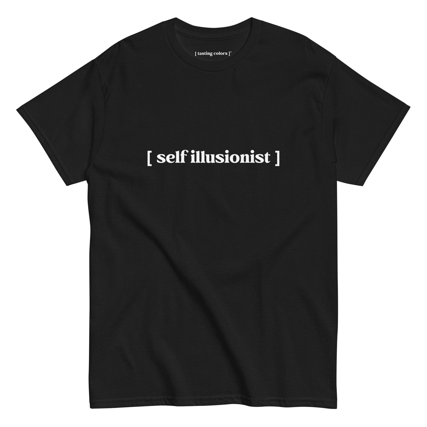 self illusionist tasting colors t-shirt