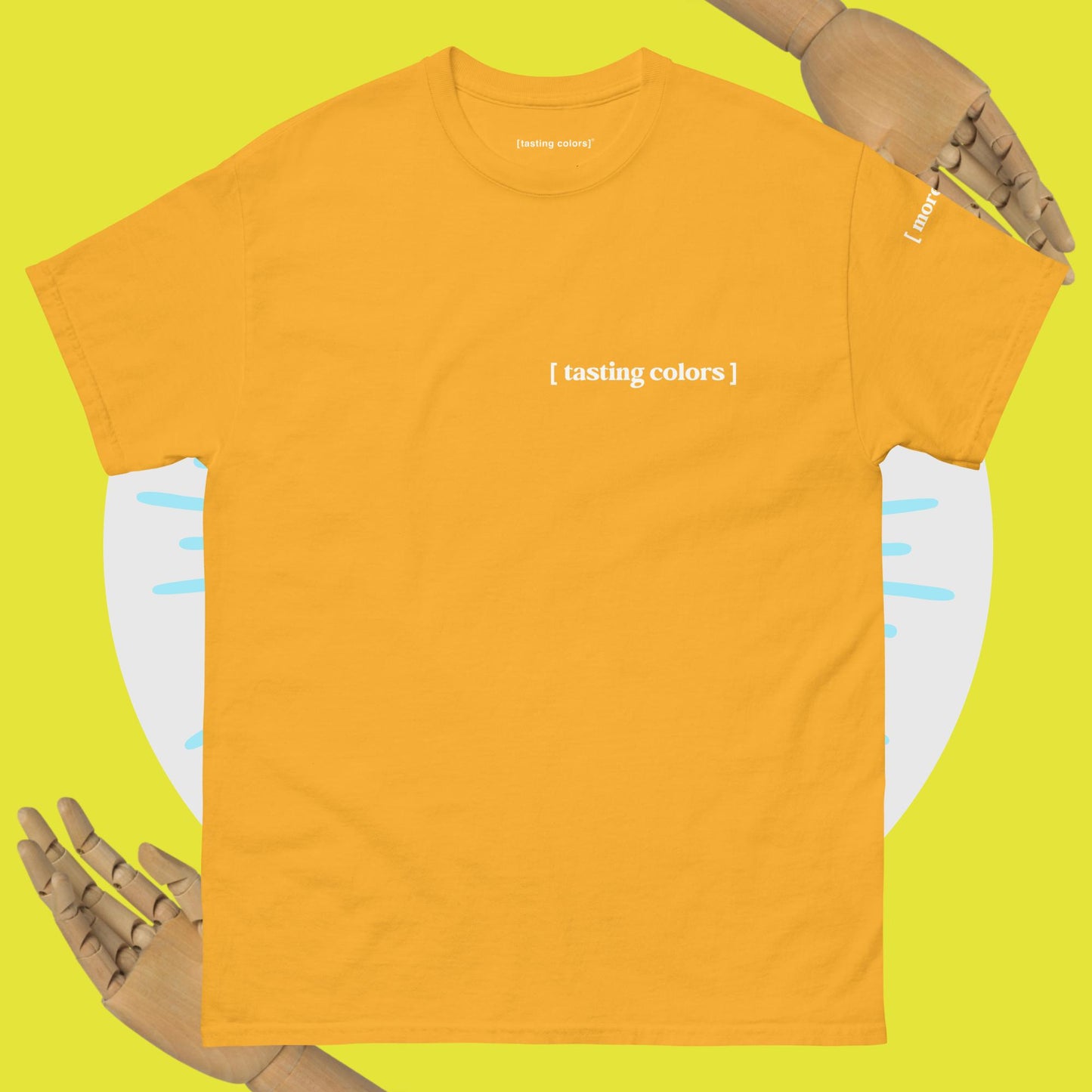 [ more - 001 ] - tasting colors t-shirt