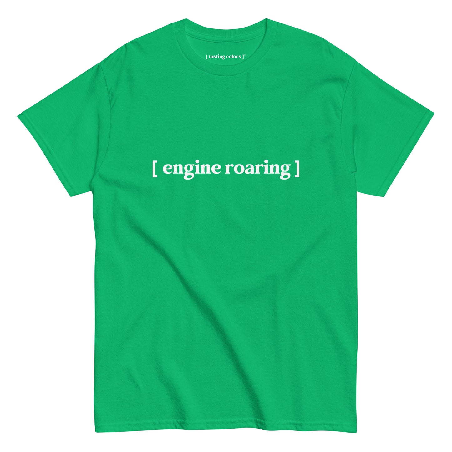 [engine roaring]- unisex cotton t-shirt