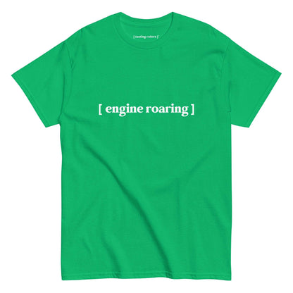 engine roaring tasting colors t-shirt