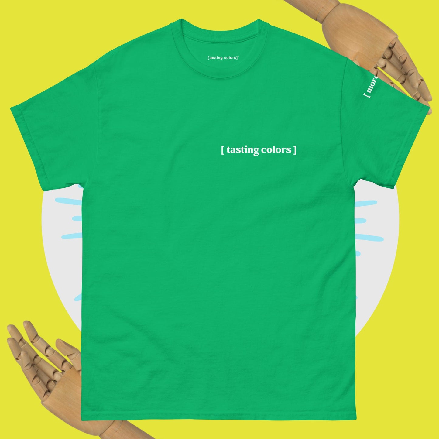 [ more - 001 ] - tasting colors t-shirt