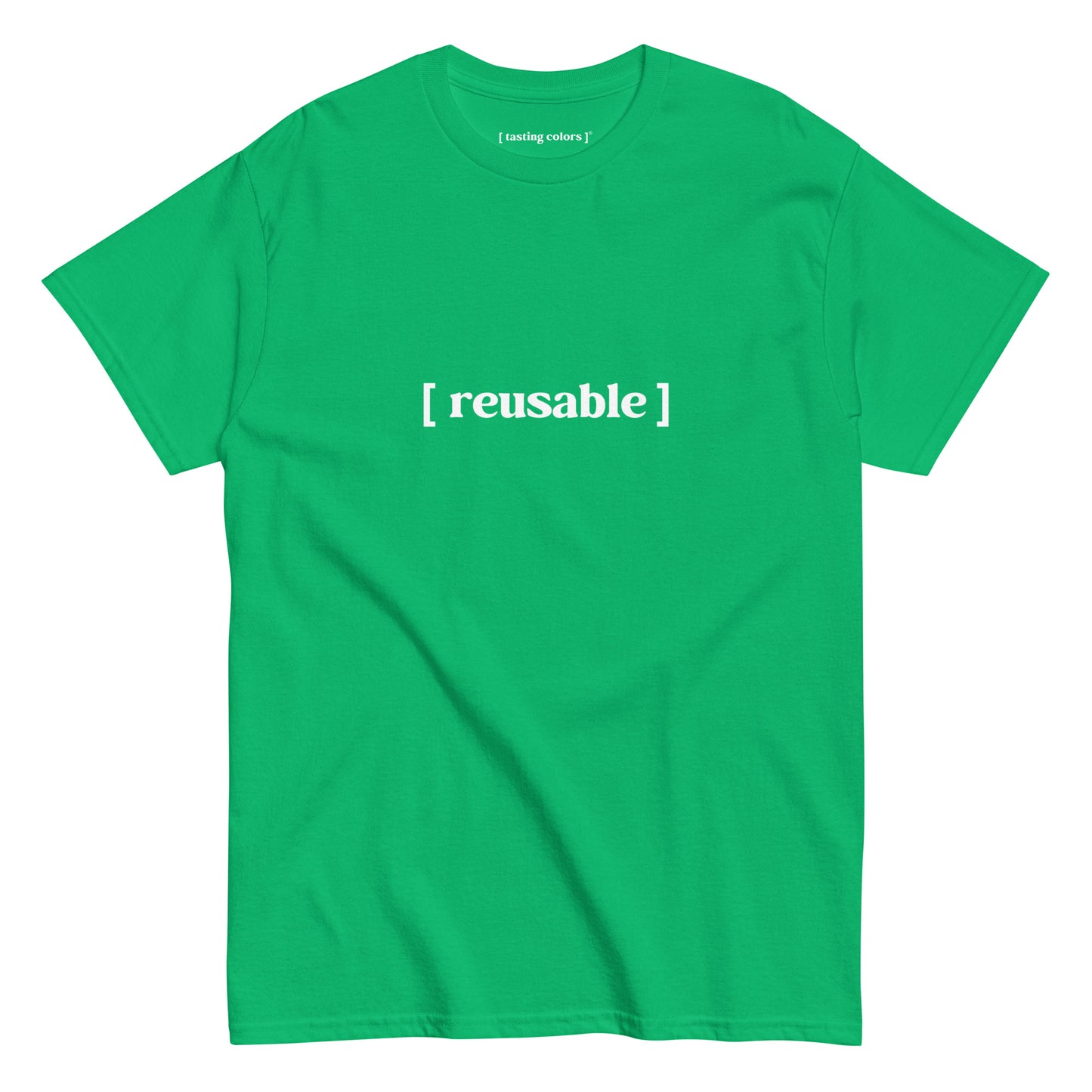 reusable tasting colors t-shirt