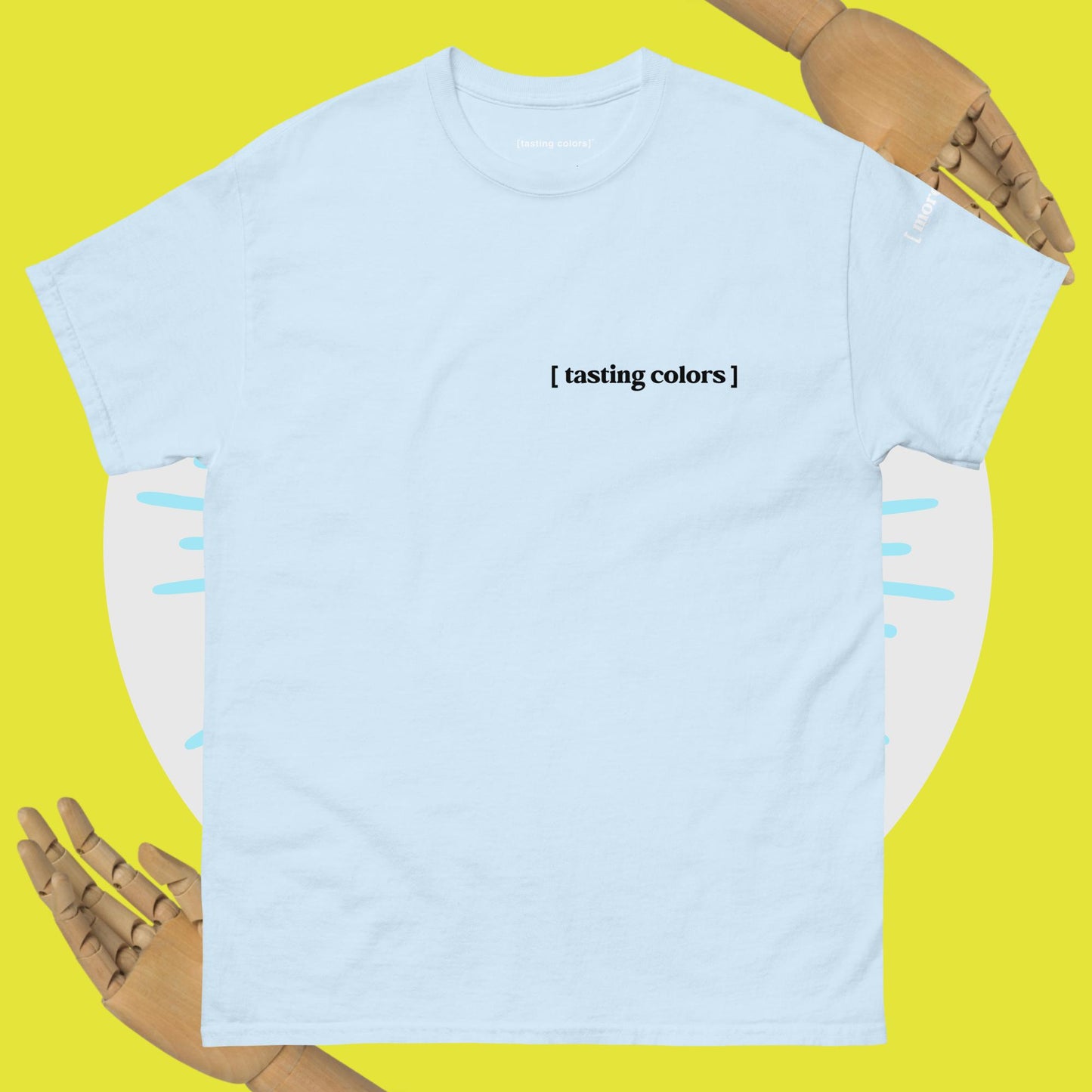 [ more - 001 ] - tasting colors t-shirt