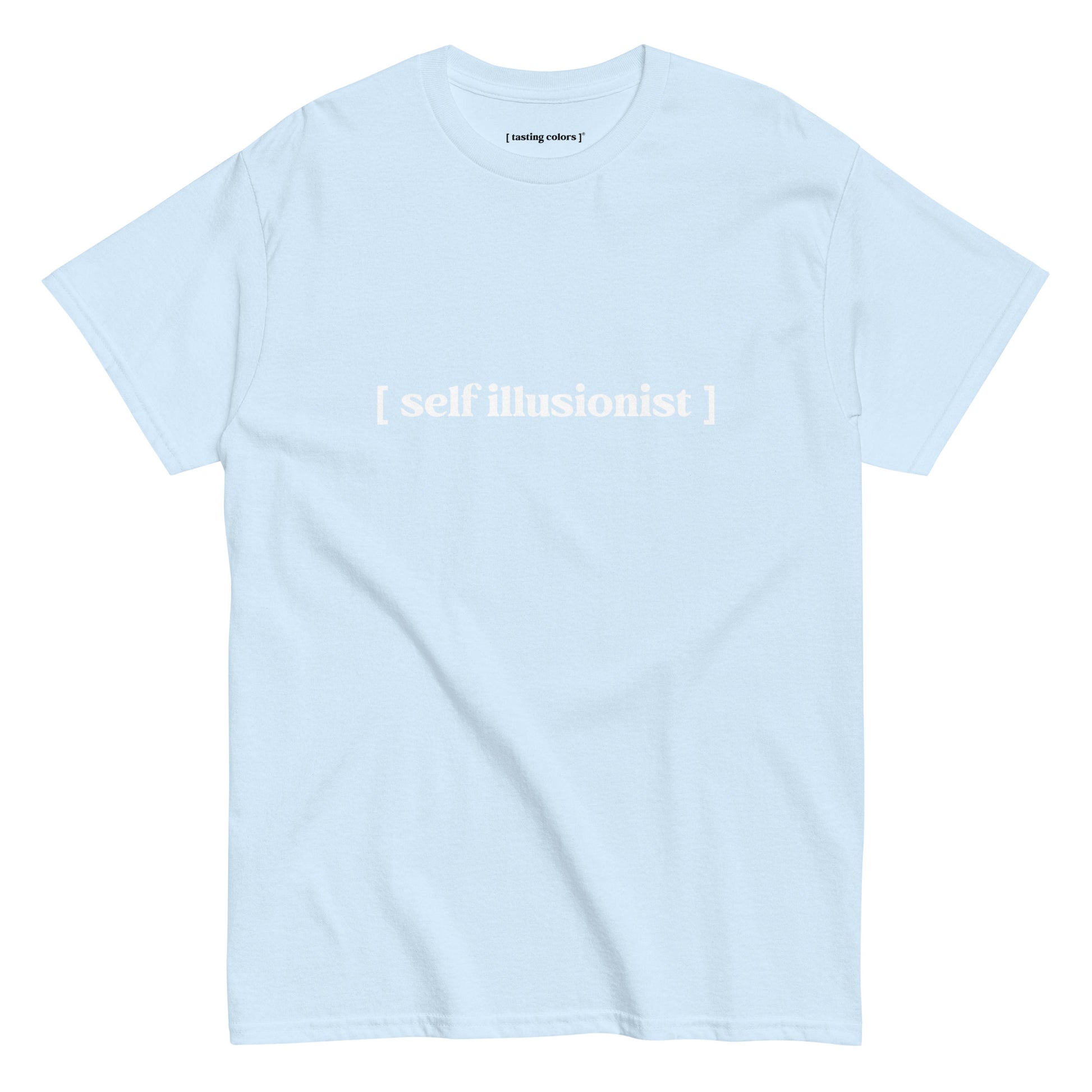 self illusionist tasting colors t-shirt