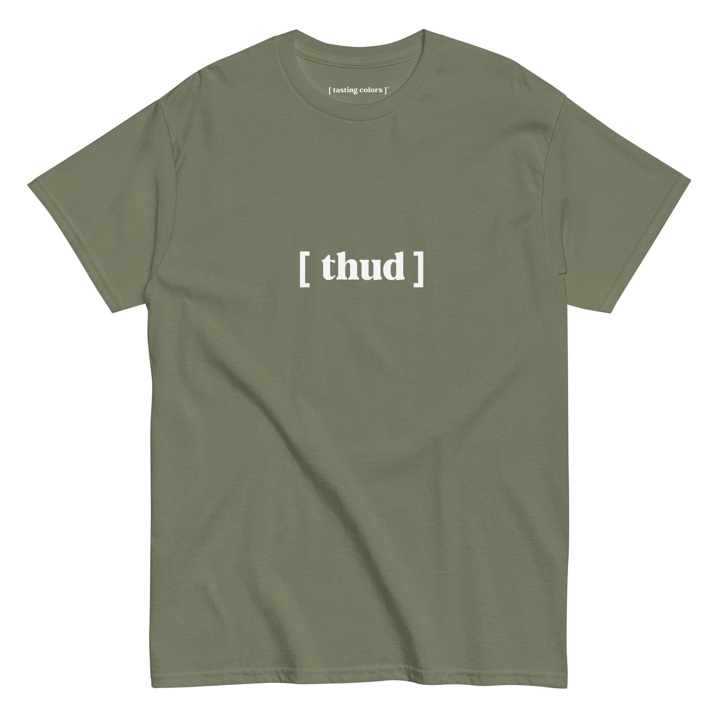 [thud]- unisex cotton t-shirt