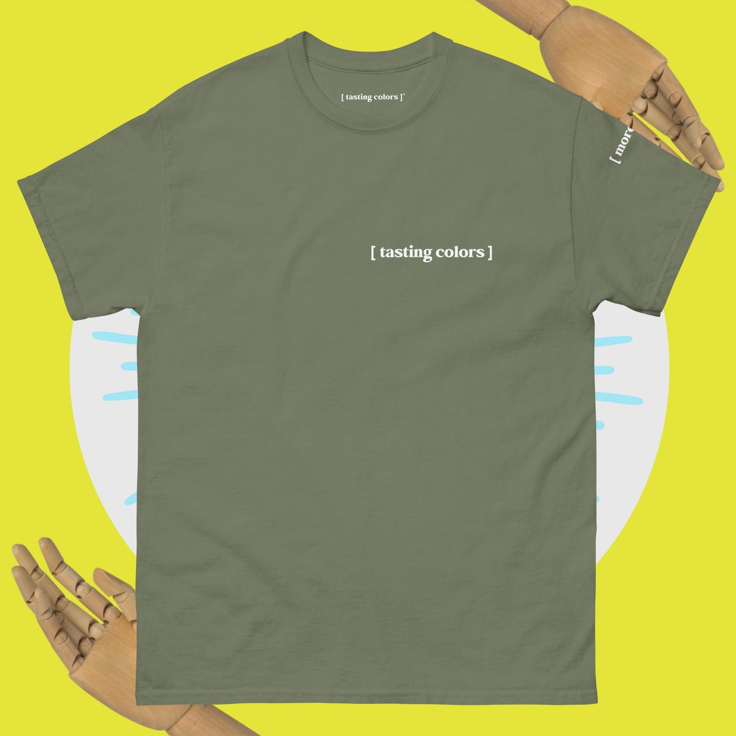 [ more - 001 ] - tasting colors t-shirt