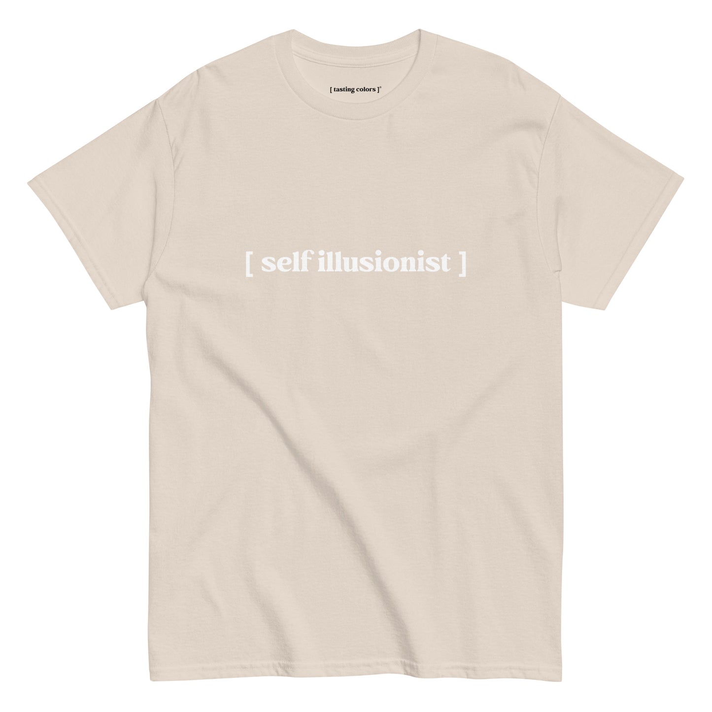 self illusionist tasting colors t-shirt