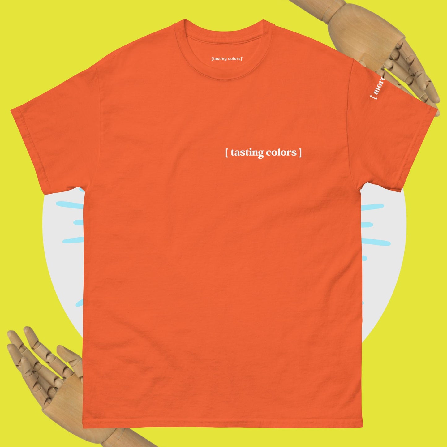 [ more - 001 ] - tasting colors t-shirt