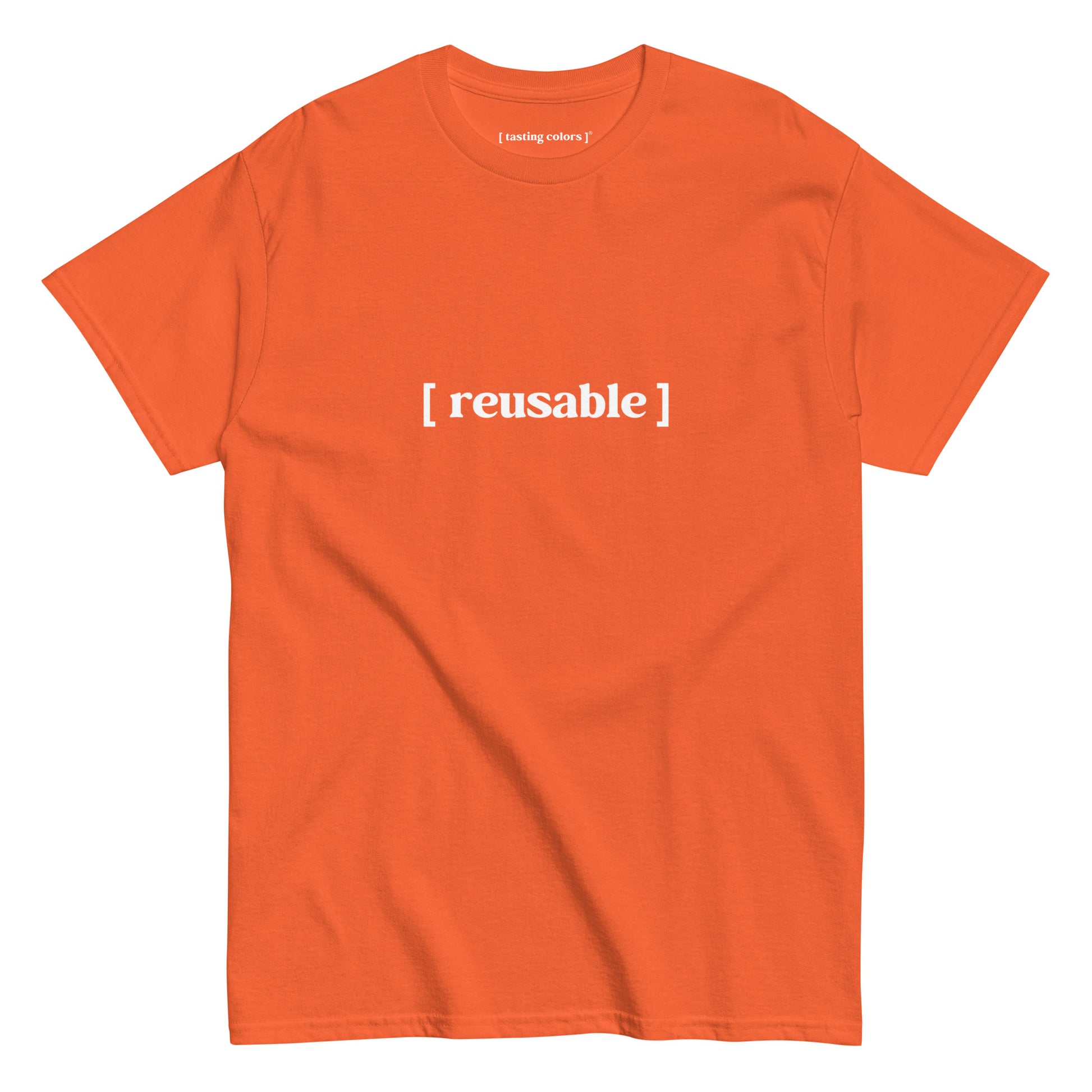 reusable tasting colors t-shirt