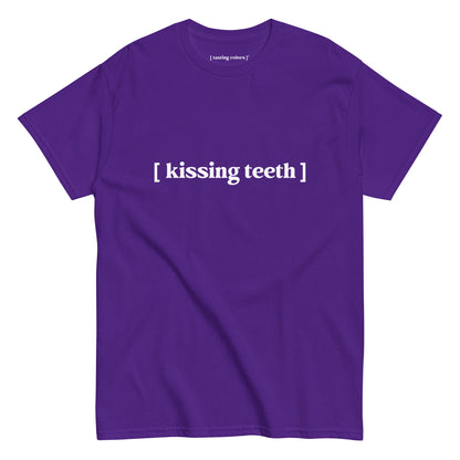 kissing teeth tasting colors t-shirt