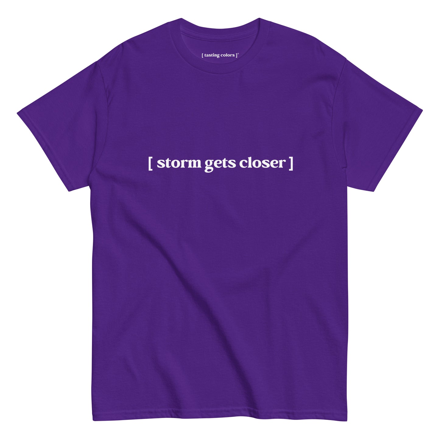 [storm gets closer]- unisex cotton t-shirt