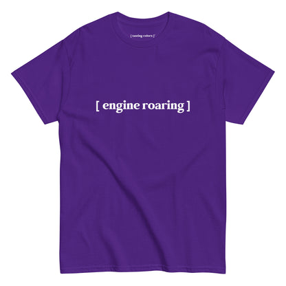 engine roaring tasting colors t-shirt