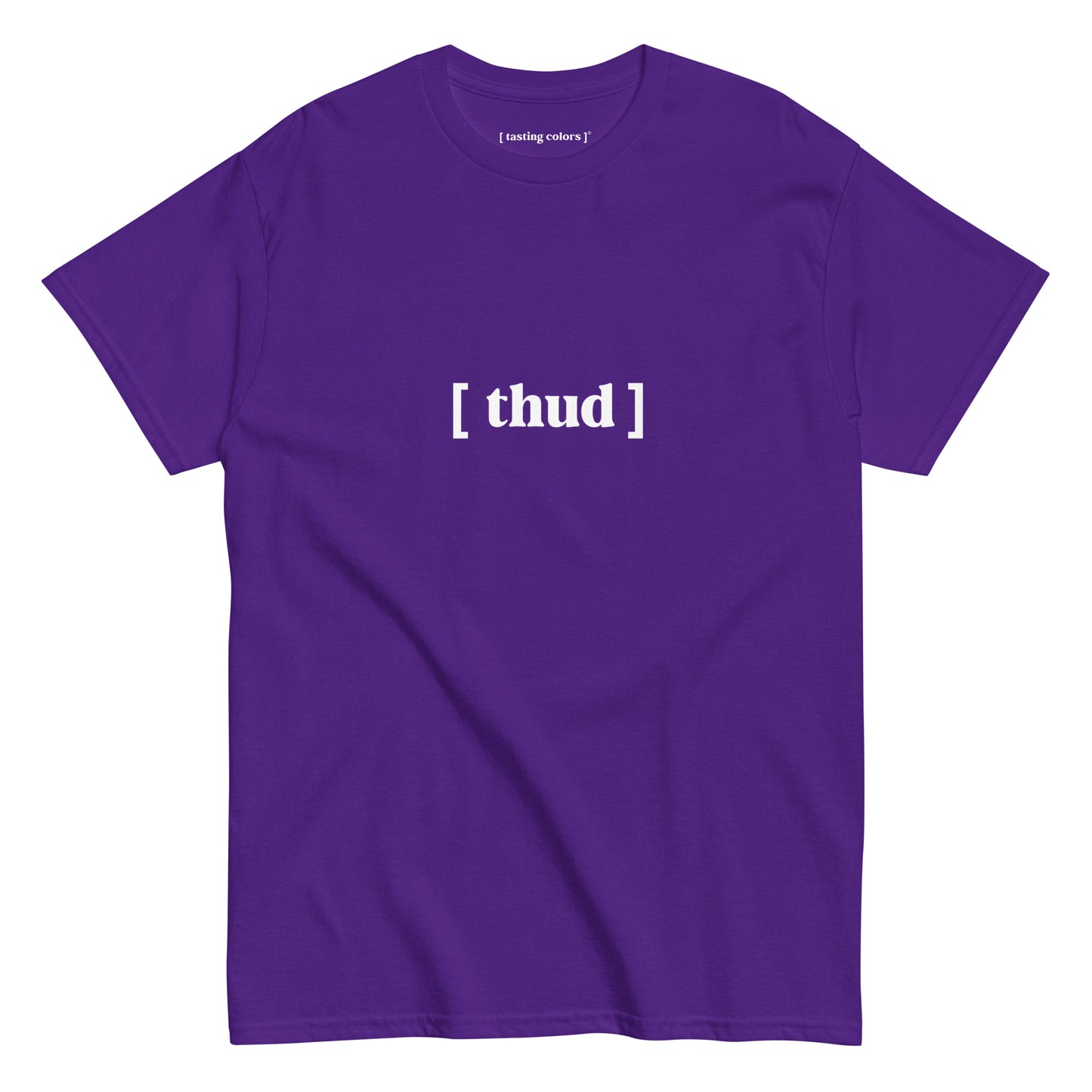 [thud]- unisex cotton t-shirt