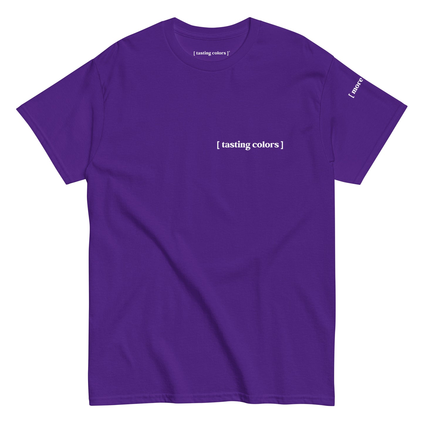 more 004 tasting colors t-shirt