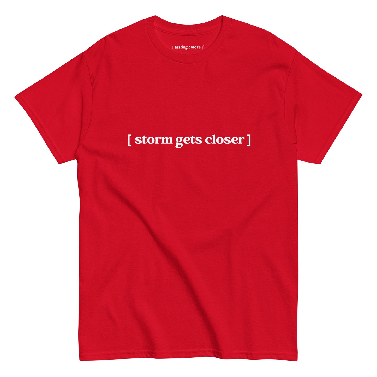 [storm gets closer]- unisex cotton t-shirt