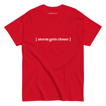 storm gets closer tasting colors t-shirt