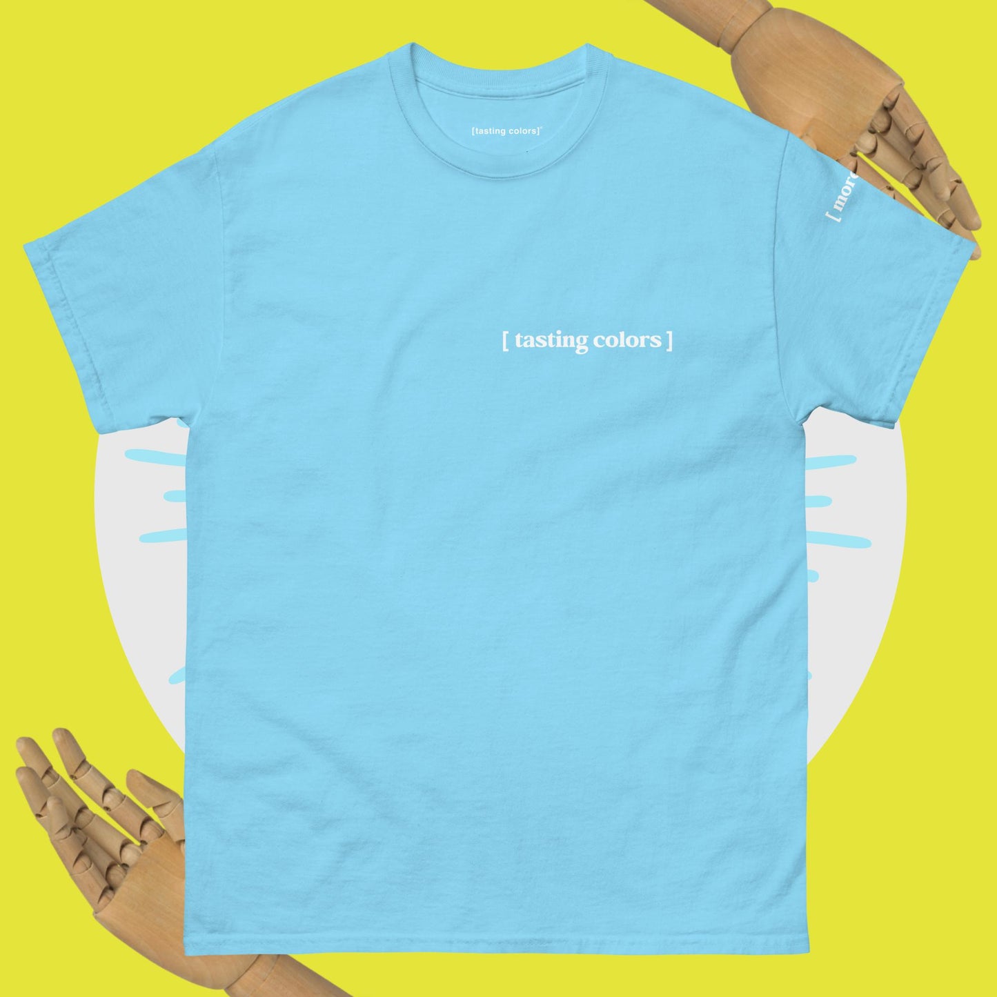 [ more - 001 ] - tasting colors t-shirt