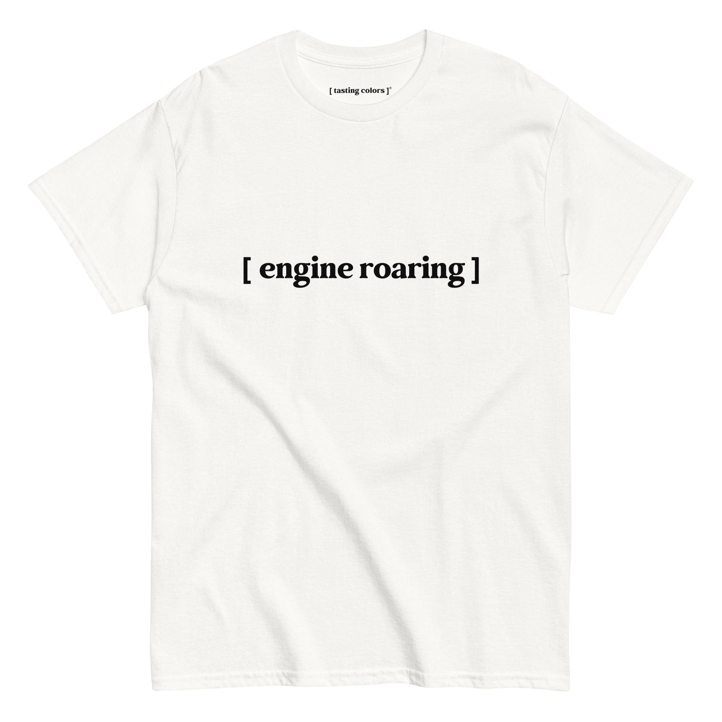 [engine roaring]- unisex cotton t-shirt