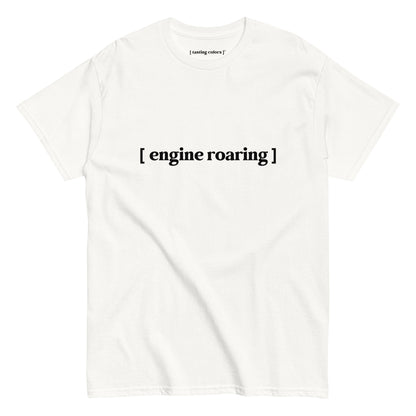 engine roaring tasting colors t-shirt