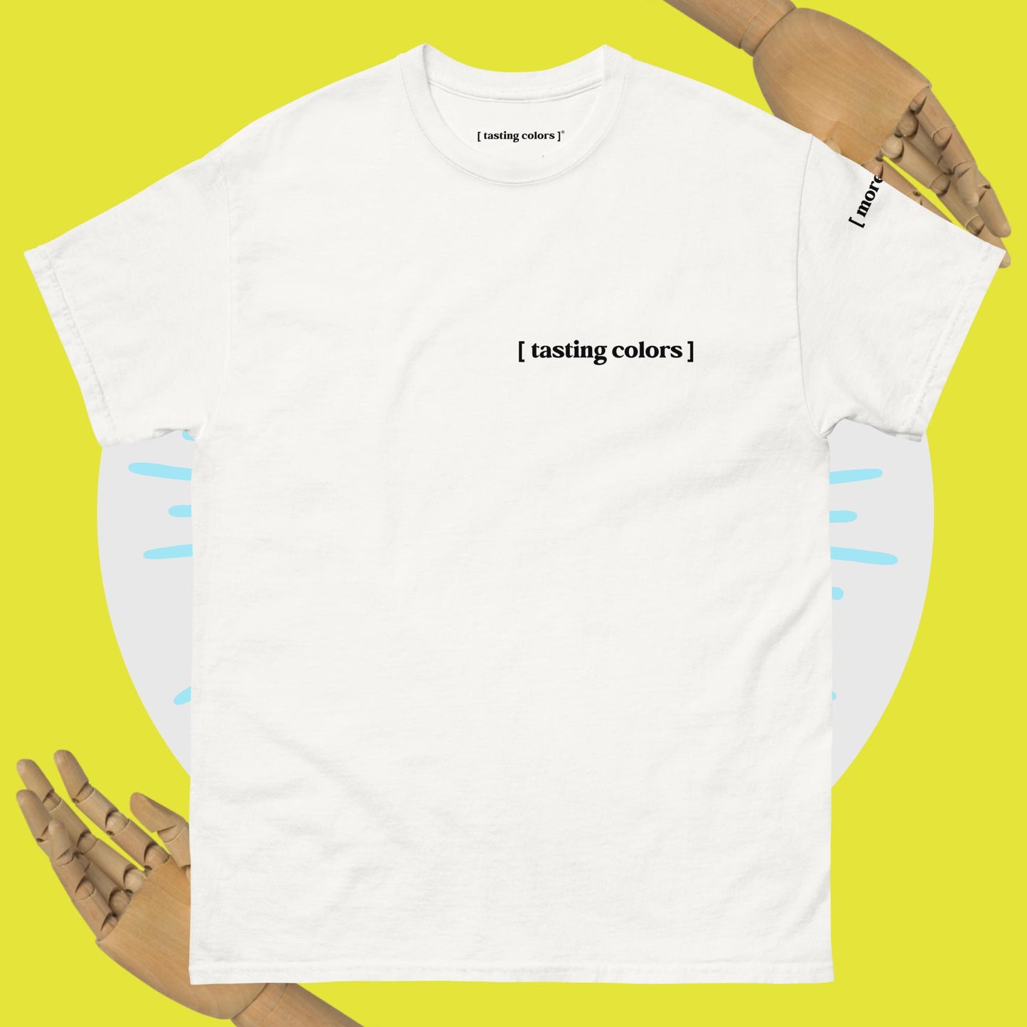 [ more - 001 ] - tasting colors t-shirt