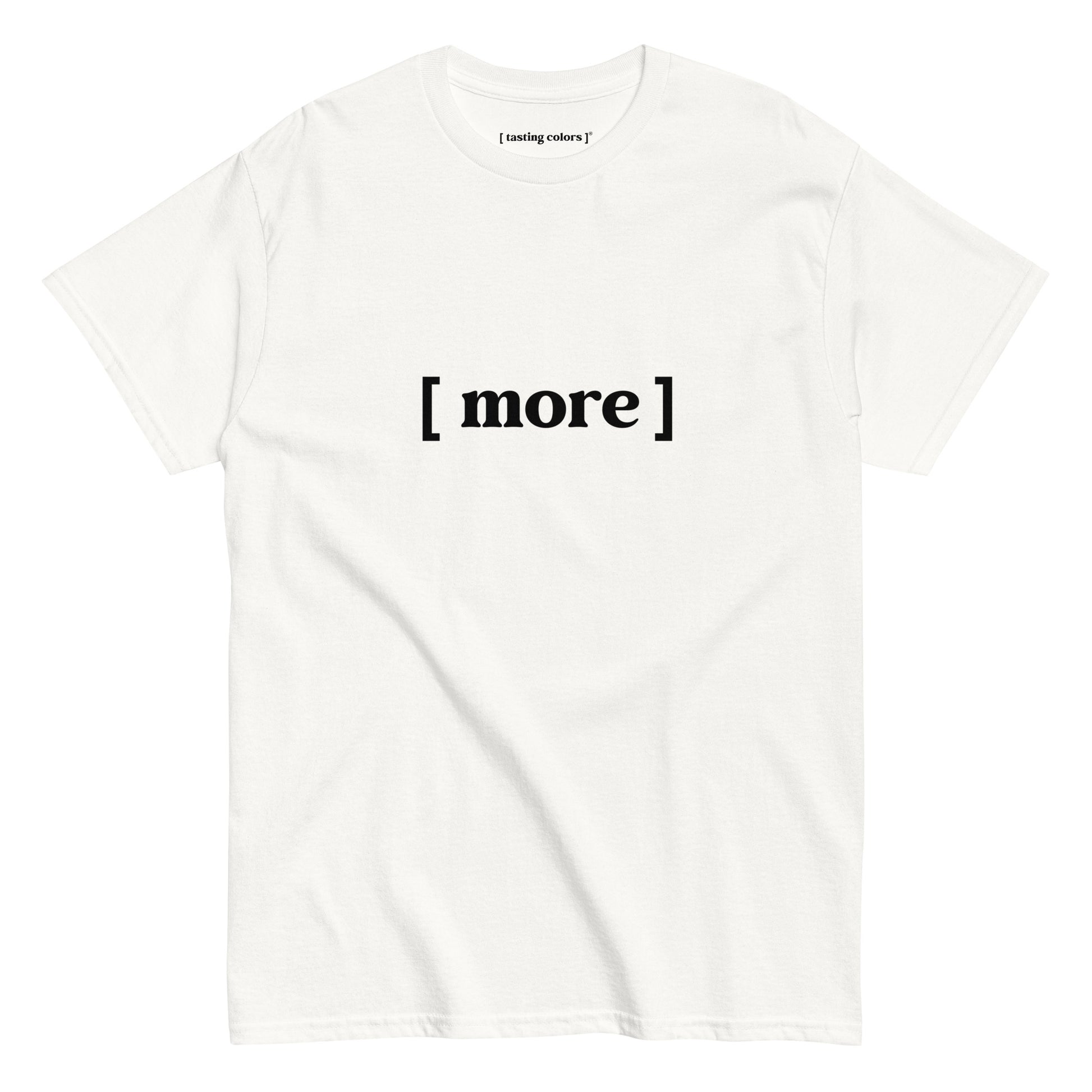  more003 tasting colors t-shirt