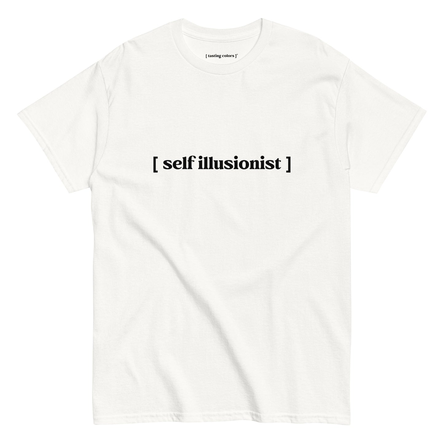 self illusionist tasting colors t-shirt