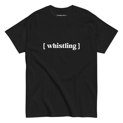 whistling tasting colors t-shirt