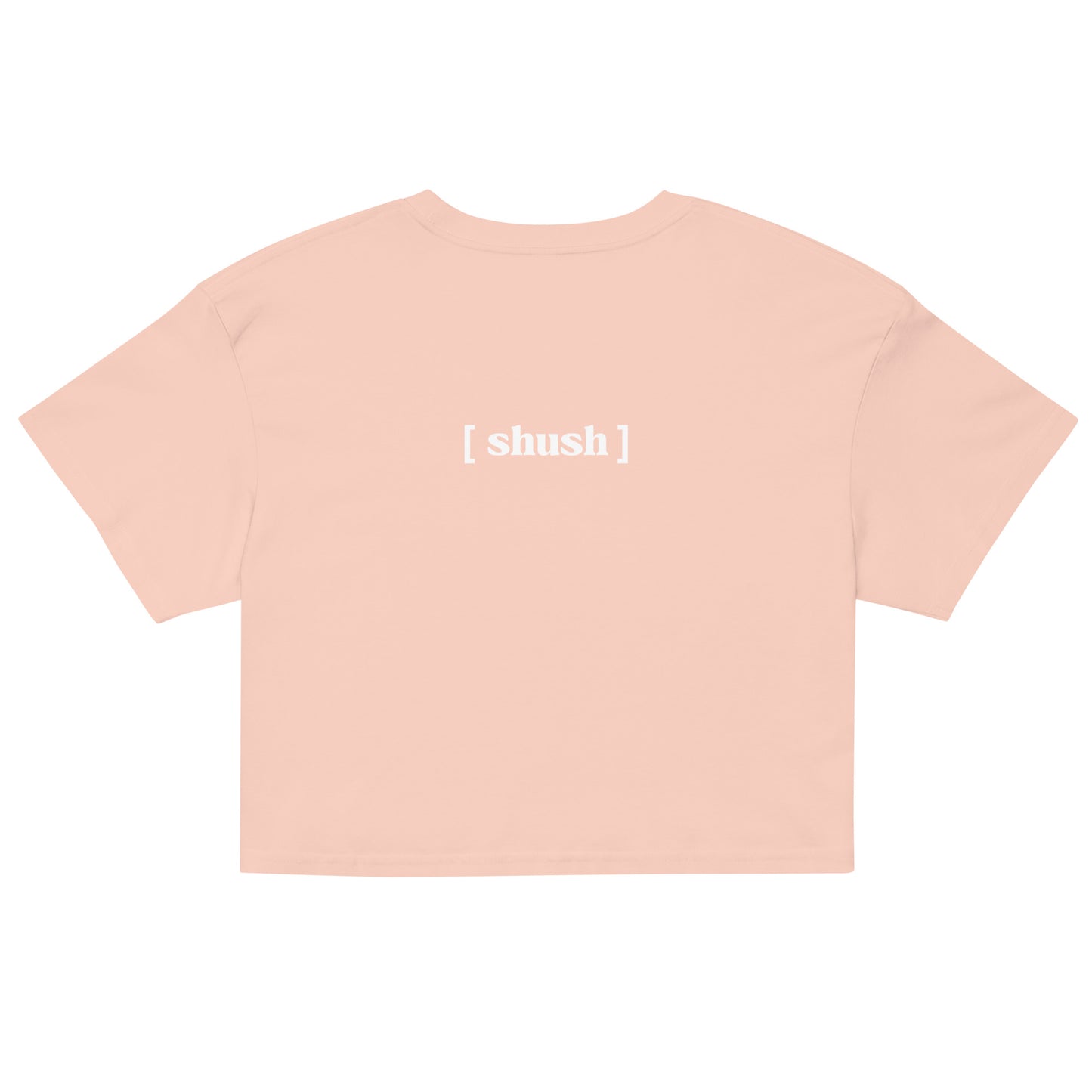 [shush] - tasting colors crop top