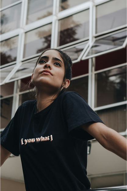 [you what] - unisex cotton t-shirt